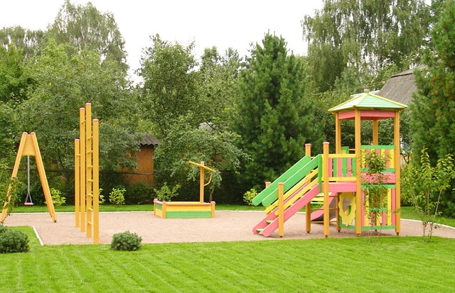 Детская площадка для дачи: идеи и решения | Aesthetic landscape