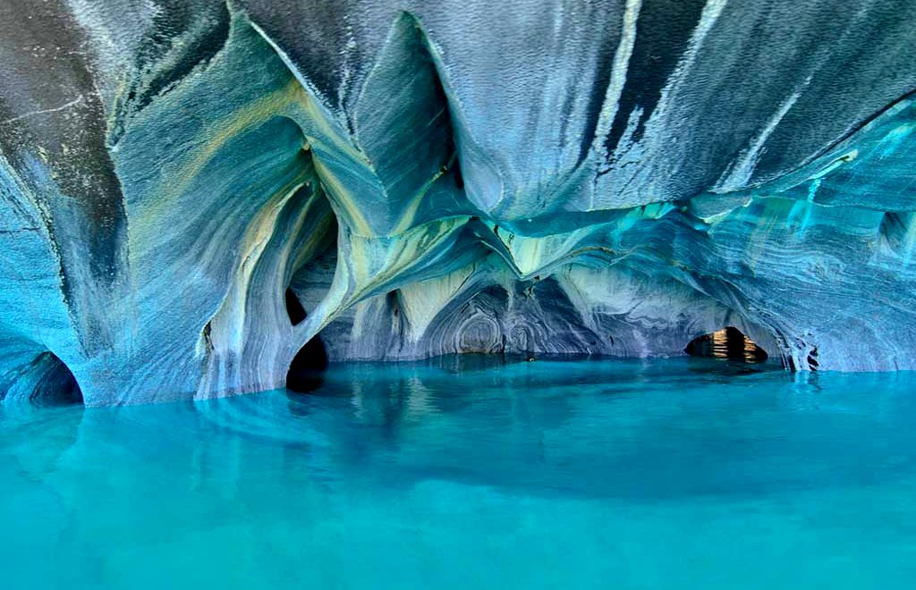мраморные пещеры, Чили