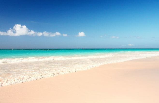 Pink Sands Beach багамские острова пляж
