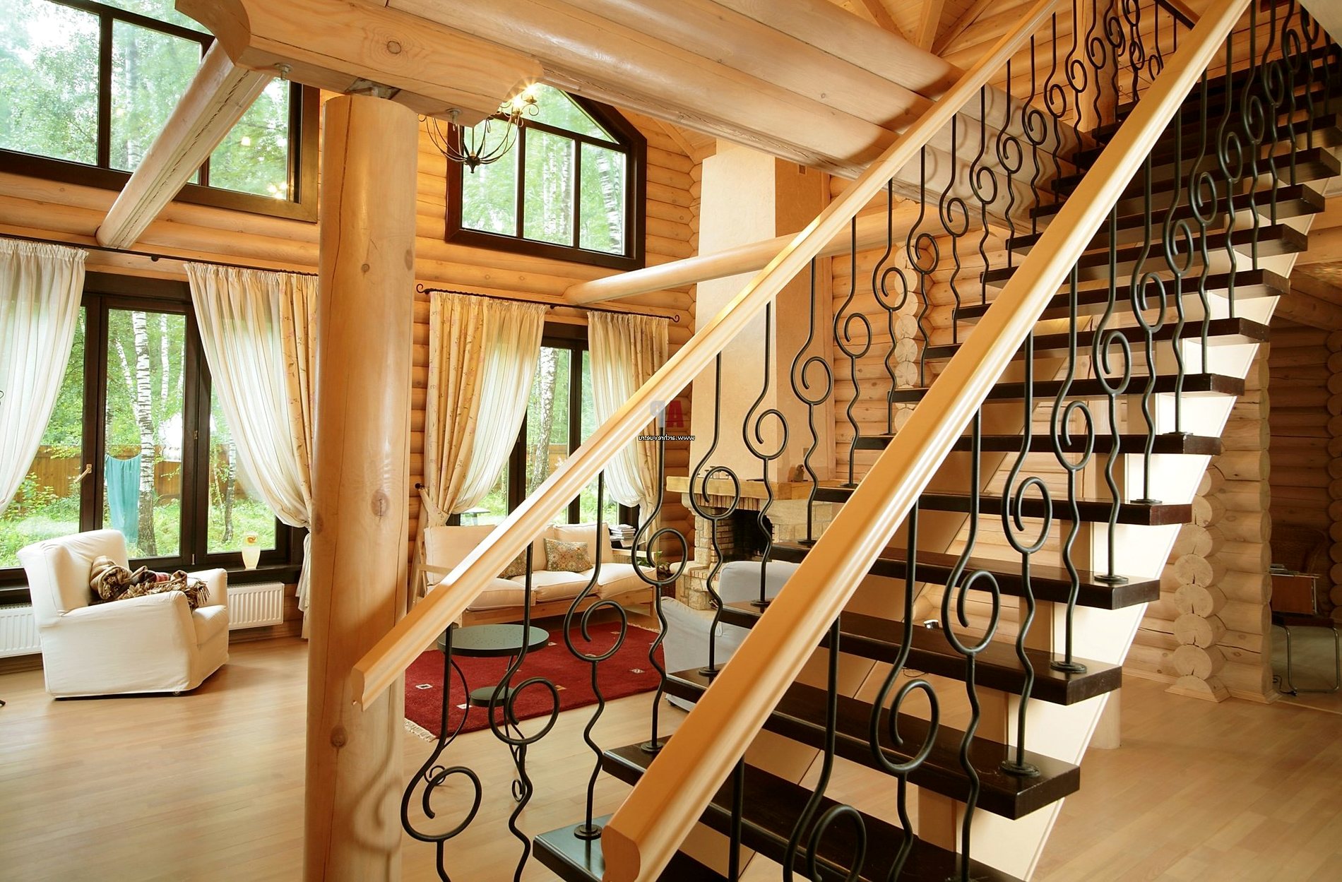 деревянная лестница 1