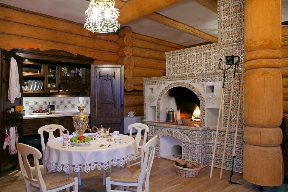 деревянный дом в русском стиле1