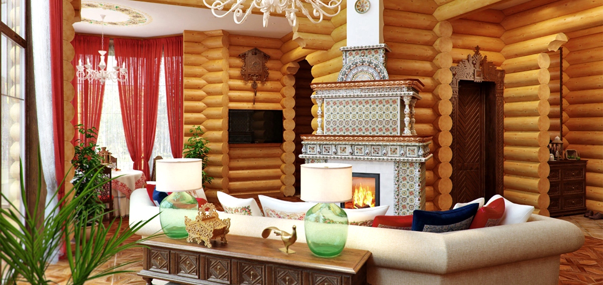 деревянный дом в русском стиле2