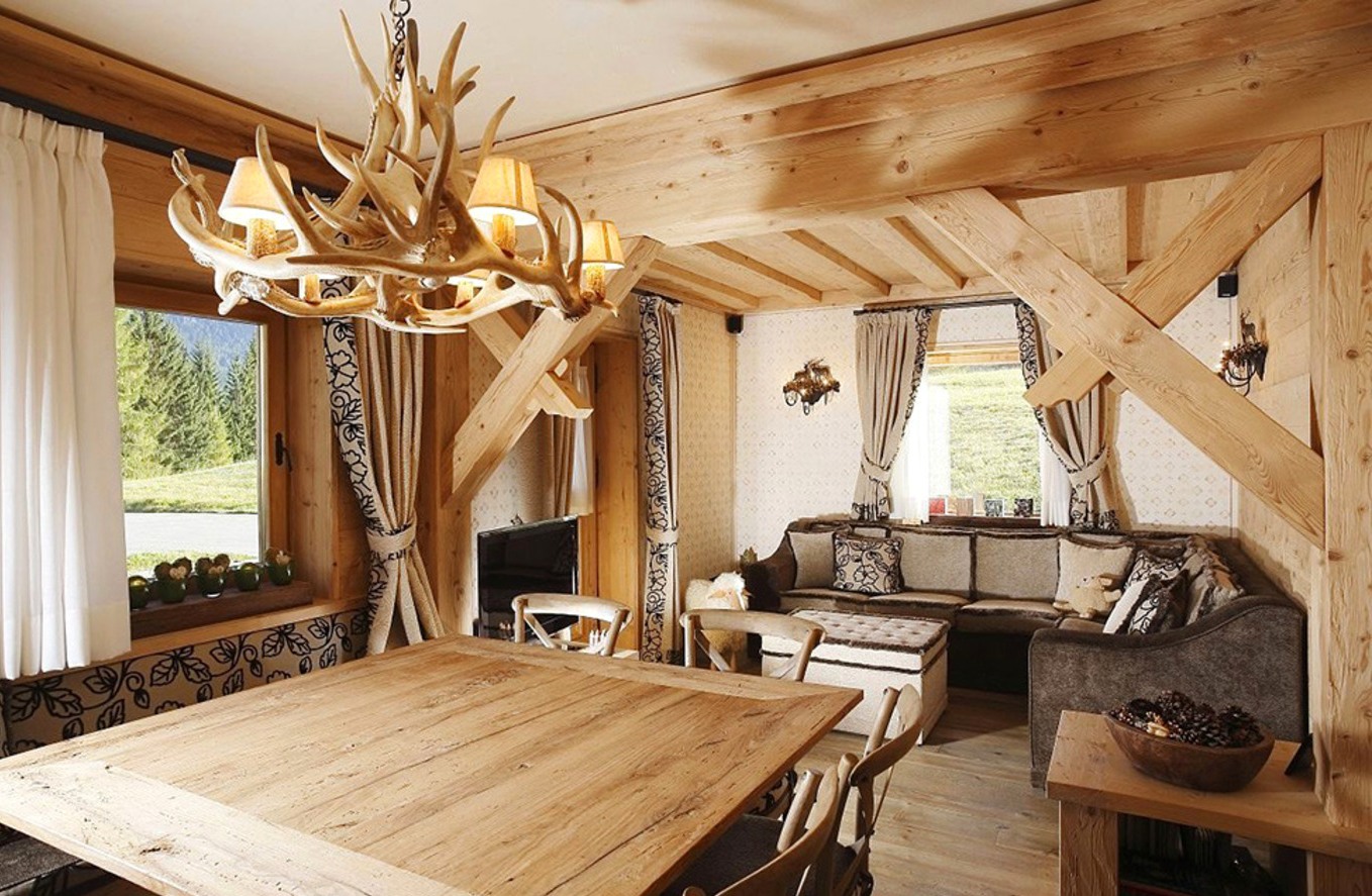 дизайн деревянного дома фотогалерея интерьера5