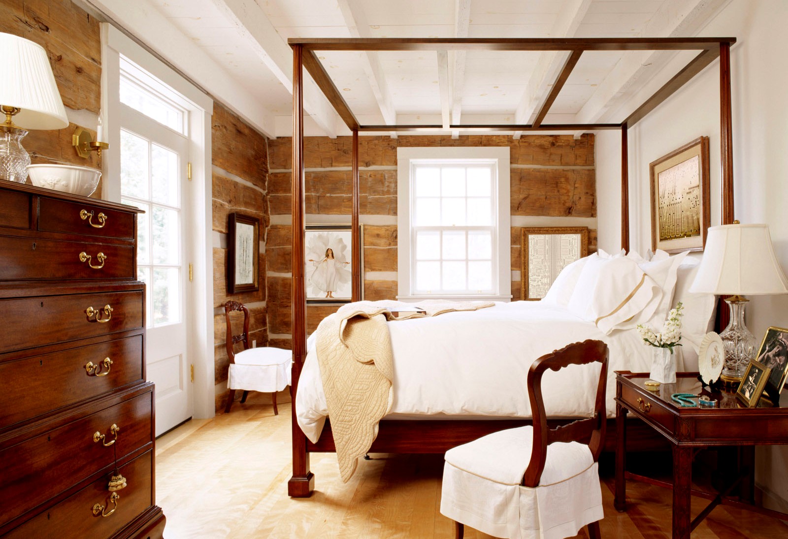 деревянная спальня интерьер2