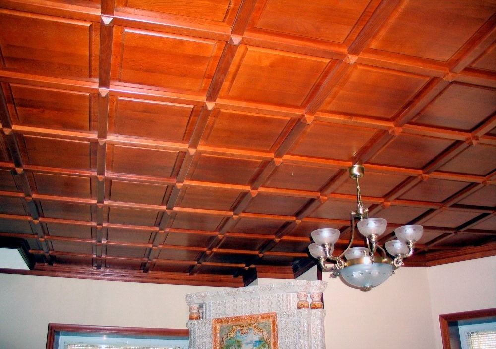 деревянные облицовочные плиты на потолок