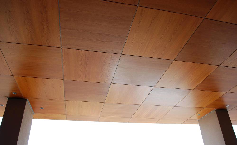 деревянные панели на потолок