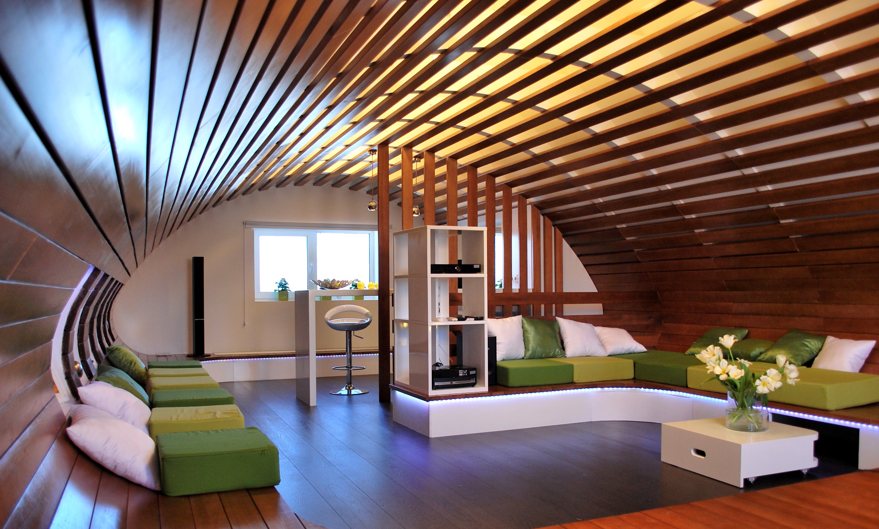 деревянный потолок3