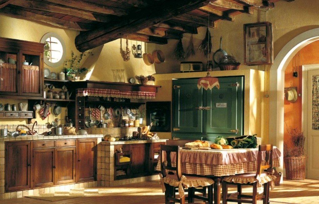кухня деревянная классическая