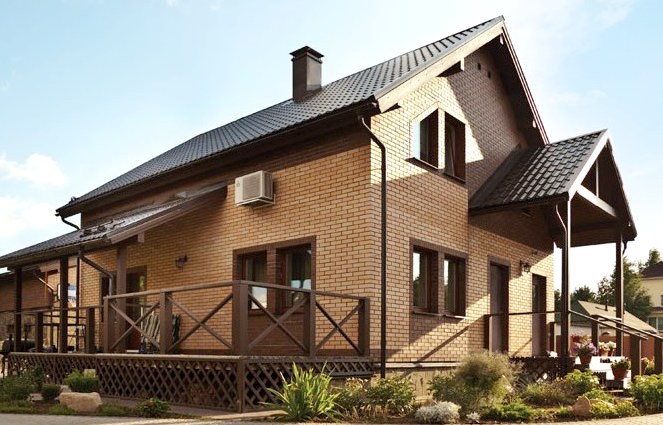 Фото красивых домов из кирпича (72 фото) - фото - картинки и рисунки: скачать бесплатно