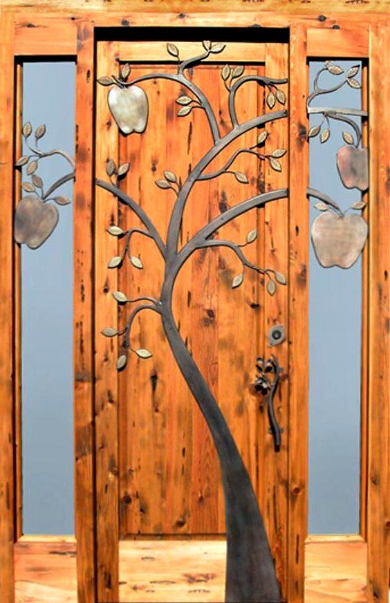 деревянная дверь входная
