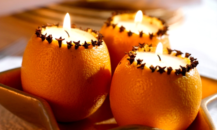 новогодние подсвечники своими руками их цедры апельсина