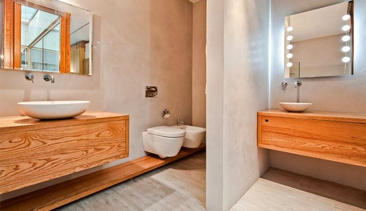 скандинавский дизайн ванной комнаты